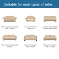 thumbnail image 5 of Dowbom Stretch Sofa Cushion Cover,Jacquard Couch Seat Cover Anti-Slip Anti-Scratch Furniture Protector Washable Spandex Fabric Cushion Cover for Sofa Chair Loveseat Couch Settee-3 Seater-D, 5 of 9