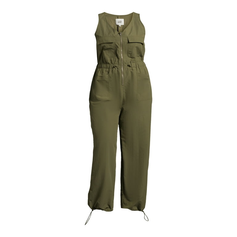 Madden NYC Juniors and Juniors Plus Parachute Jumpsuit Sizes XS 4X Walmart