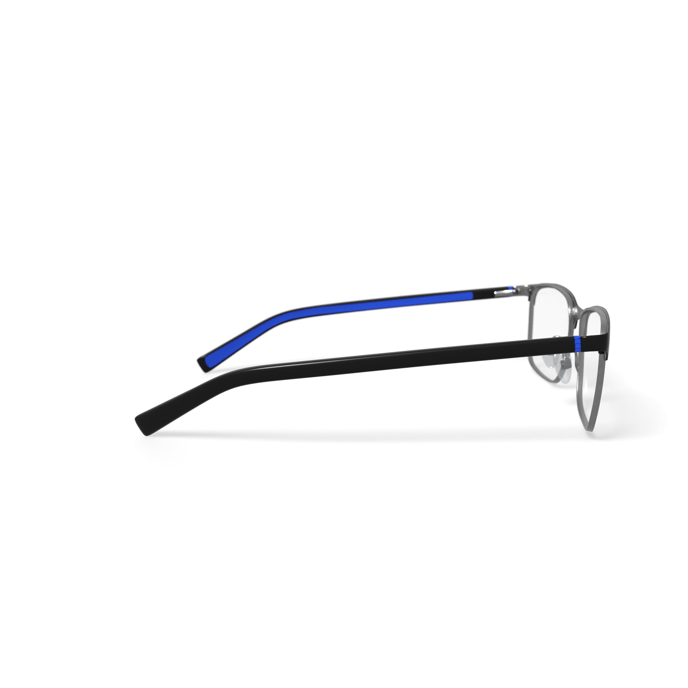 Nautica Men's N7310 Prescription Eyeglasses with Case, Matte Black