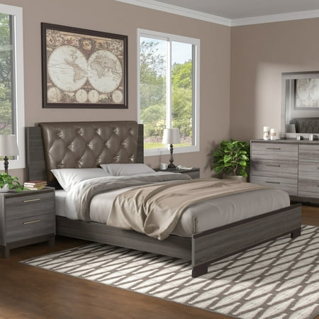 Furniture Of America Althea 4 Piece Gray Bedroom Set