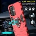 thumbnail image 6 of FIEWESEY for One Plus Nord 3 Phone Case, Shoftproof Military Grade Drop Protective Case with Kickstand Rugged Phone Case for One Plus Nord 3/One Plus ACE 2V (Red), 6 of 6