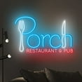 thumbnail image 2 of Handmadetneonsign Porch Restaurant And Pub Neon Sign, Chef Wall Art Decor, Chef Neon Sign, Food Wall Decor 51436, 2 of 5