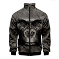 thumbnail image 2 of Chaqueta con cremallera y cuello alto 3D de Monkey Animel para hombre y mujer, chaqueta informal de manga larga, ropa de alta calidad, 2 of 5