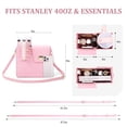 thumbnail image 5 of NexTone Purse Cup Holder Bag with Strap- Outdoor Portable Crossbody Water Bottle Storage Bag for Stanley Cup Tumbler 40 oz, 5 of 7