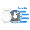 thumbnail image 3 of Soporte de Pared para Enrutador para WiFi Doméstico de Montaje en Pared Deco BE23/BE25/BE3600/BE5000 Wifi 7, 3 of 5