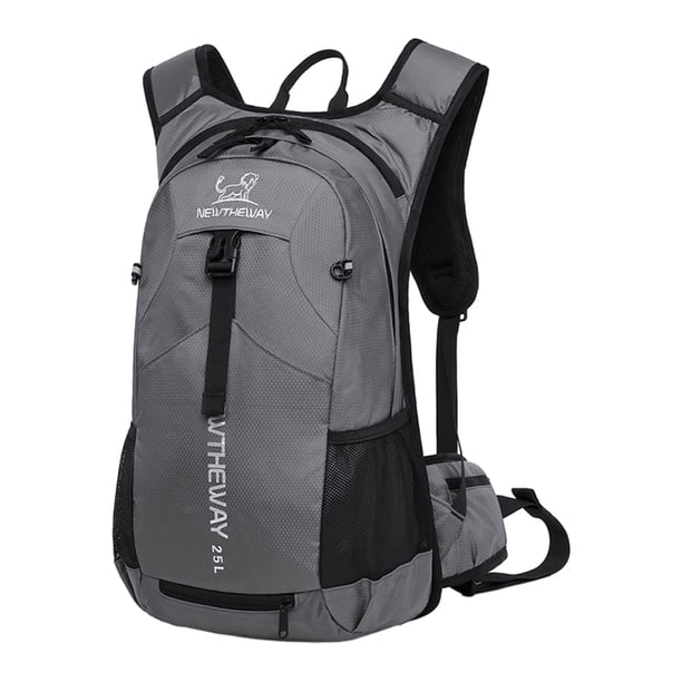 Bolsa de ciclismo Soidarity impermeable gris con sistema de hidratación