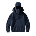 thumbnail image 5 of DAFPZW Womens Balaclava Hoodie Double Layer Hooded Quarter Zip Up Fleece Sweatshirts Winter Fashion Y2k Pullover Tops, 5 of 8