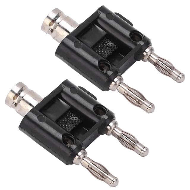 Conector Banana, Adaptador De Conector Banana Hembra A Doble Fila BNC De 4 Mm Para Equipos Electrónicos