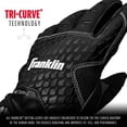 thumbnail image 4 of Guantes de bateo Franklin Sports 2nd Skinz Youth M negros, 4 of 7