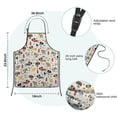 thumbnail image 7 of Rover Cream Dogs Bone Kids Aprons for Girls and Boys,Adjustable Neck Strap Toddler Aprons for Kids Cooking Baking, 7 of 7