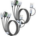 thumbnail image 1 of Cable de Carga MPATIBY 4 en 2 Magnético 1.5 m Pack de Viaje, 1 of 7