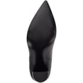 thumbnail image 2 of NINE WEST Womens Black Padded Denner Pointed Toe Cone Heel Dress Slouch Boot 8 M, 2 of 5