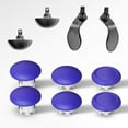 thumbnail image 1 of Metal Joystick Caps & Back Button Kit Compatible with PS5 Edge Controller - Mushroom Head Thumb Stick Cover, 3D Rocker Paddle, 1 of 6
