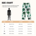 thumbnail image 2 of Pajama Pants Women, Cute cartoon eyes green Sweatpants Soft Sleep Lounge Pants, Casual PJ Bottoms Pants with Pockets, 2 of 5