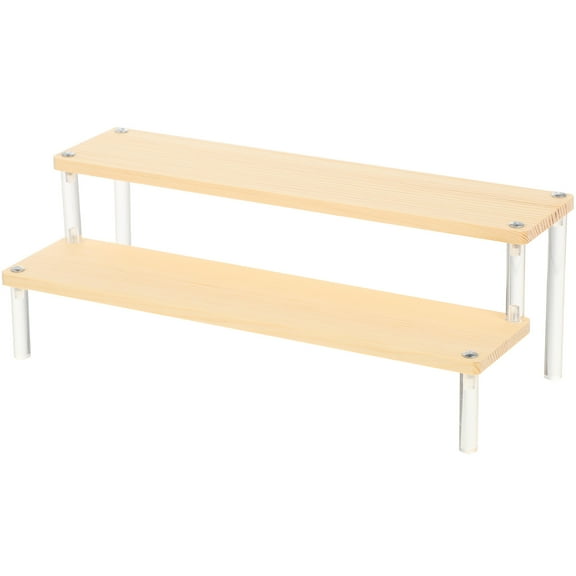 Niceauty Wood Display Shelf Stand for Organizing Home Decor Simple and Elegant Storage 1Set