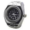 thumbnail image 2 of harmtty Couple Watch High Elastic Adjustable Alloy Fashionable Finger Ring Watch for Men,#4, 2 of 8