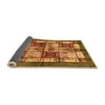 thumbnail image 2 of Ahgly Company Indoor Rectangle Abstract Orange Modern Area Rugs, 2' x 3', 2 of 4
