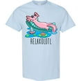 thumbnail image 3 of Inktastic Relaxolotl Cute Axolotl on Summer Vacation T-Shirt, 3 of 5