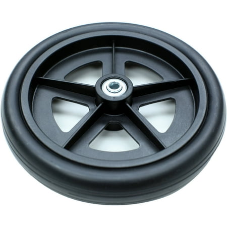 Karman 8" Rollator Walker Caster Universal, Black 5/16" Bearing