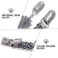 thumbnail image 3 of 1 Set 3pcs Vintage Style Sweater Shawl Clips Cardigan Clips (Golden, Silver), 3 of 7