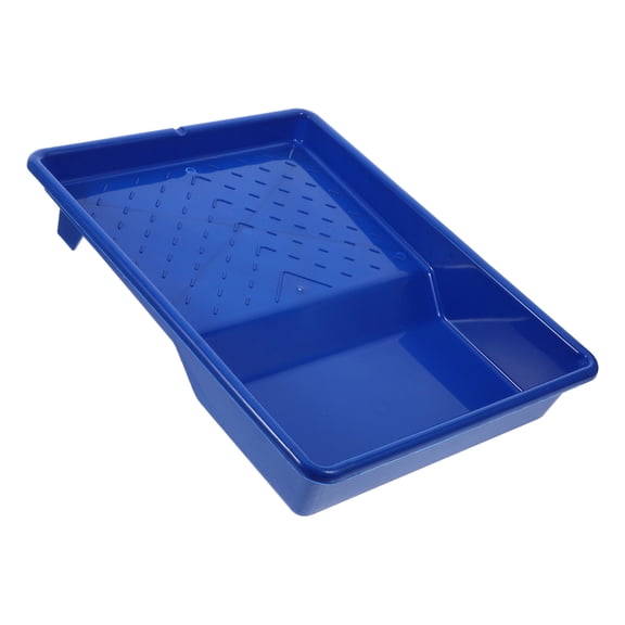 Soimiss Durable Blue Plastic Paint Tray Designed for Paint Roller Pan Liners and Efficient Storage