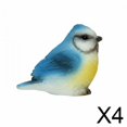thumbnail image 1 of 2 figuras de pájaros de resina con detalles realistas. Estatua de gorrión pequeño con detalles elaborados. Mini pájaro de resina para jardineros, aficionados a las manualidades y 4 piezas, 1 of 8