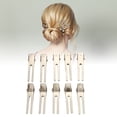 thumbnail image 3 of Pin para seccionar el cabello 100 pinzas para peinar el cabello con pico de pato sin costuras para salón ANGGREK Otros, 3 of 8