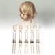 thumbnail image 3 of Pinzas para peinar el cabello alfiler para seccionar el cabello apretado aleación de 100 piezas con pico de pato para salón de corte de cabello ANGGREK Otros, 3 of 8