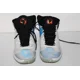 thumbnail image 2 of N I-K-E Jo r-dan XXX UNC Basketball Shoes, #811006-107, Wht/University Blue, Men's 10, 2 of 6