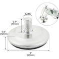 thumbnail image 2 of Furniture Threaded M10 x 17mm Metal Rod Leveling Support Foot 10 PCS, 2 of 7