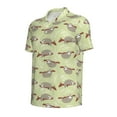 thumbnail image 2 of Rocae Twig Sloth for Men's Short Sleeve Polo Shirt, Quick Drying Performance Moisture Wicking Sports Men's Golf Shirt Small, 2 of 9