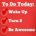 thumbnail image 3 of CafePress - 8Th Birthday Checklist T Shirt - Dark T-Shirt Kids XS-XL, 3 of 4