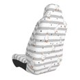 thumbnail image 2 of Wukai Cute Goose Full Set Car Seat Covers with Soft Padding Universal Auto Front Seats Protector and Cushion Mat, 2 of 5