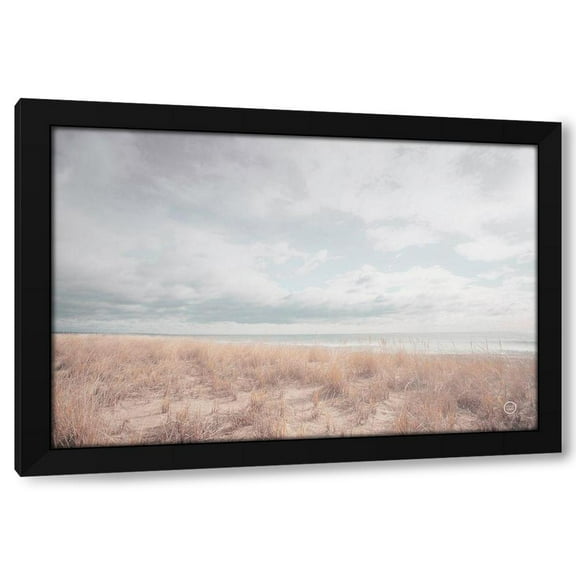 Nathan Larson 14x11 Black Modern Wood Framed Wall Art Titled - Deserted Sands