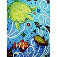 thumbnail image 1 of Carolines Treasures PJC1043GF Turtle Time Turtle Flag Garden Size, 1 of 3