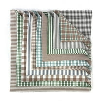 Lightwash Homespun Fabric 44 Precut 10 inch Quilt Squares Cake Layers by JCS