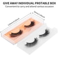 thumbnail image 4 of Pestañas postizas DYSILK estilo ojo de gato, efecto mink, 5 pares, kit 6D, 4 of 7