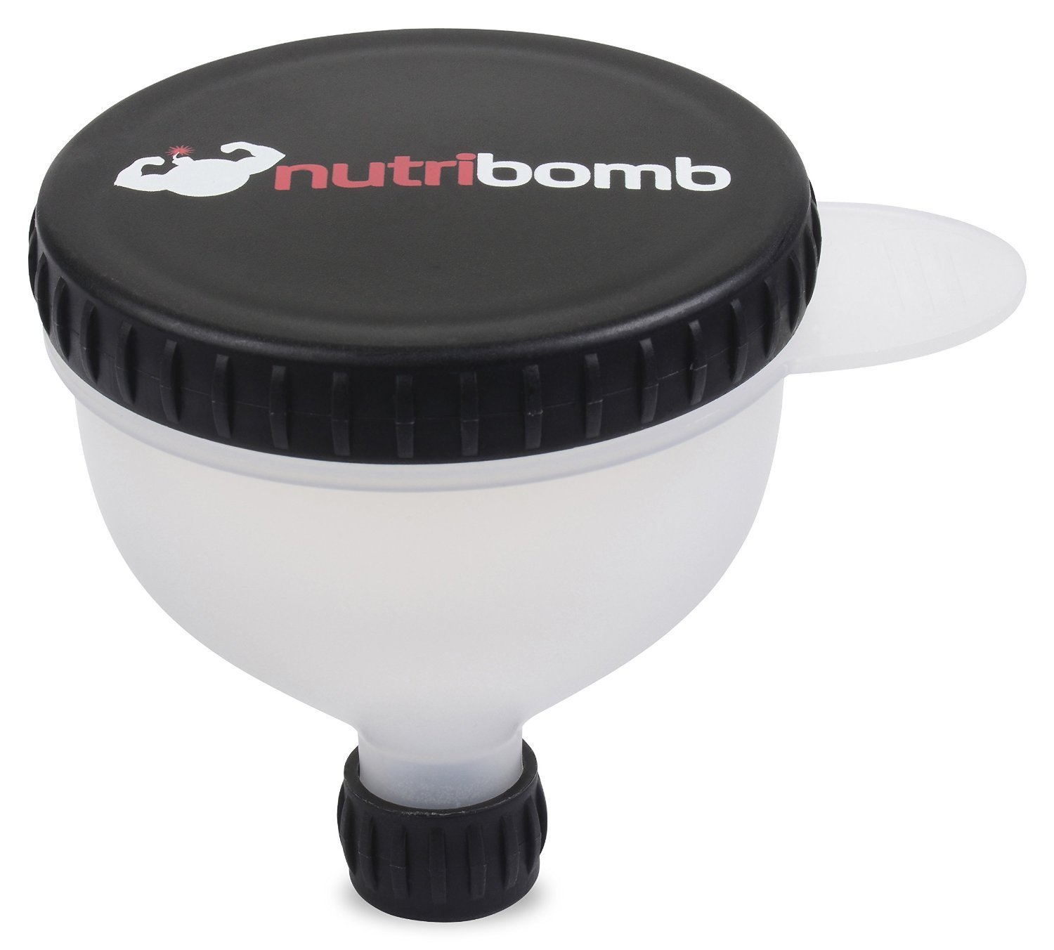 Nutribomb Large Fill N Go Funnel Protein Funnel Water Bottle Funnel