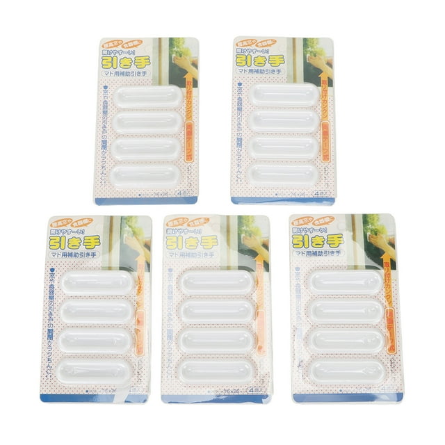 20 Pcs Poignée Autocollante à Tirer Légère Poignée Instantanée à Coller pour Fenêtre Porte Armoire