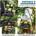 thumbnail image 4 of Bike Rack Bag - 3 in 1 Bicycle Trunk Bag, 13L/24L Capacity Bicycle Backseat Bag with Waterproof Carbon Fiber, Bike Rack Rear Luggage Bag with Shoulder Strap, 4 of 7