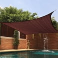 thumbnail image 3 of Modern Home Sail Shade Square (18' Sides) - Chocolate, 3 of 4