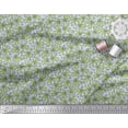 thumbnail image 2 of Soimoi Polyester Crepe Fabric Chestnut Leaves Print Sewing Fabric Yard 52 Inch Wide, 2 of 3