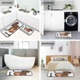 thumbnail image 6 of Retro Honey Bees Wildflowers Kitchen Mat Set of 2 Anti-Fatigue Kitchen Rug Set Non Slip Foam Cushioned Kitchen Runner Rugs and Mats Comfort Standing Mat for Farmhouse Doormat Laundry, 6 of 6