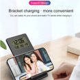 thumbnail image 5 of Soporte de cargador inalámbrico rápido para teléfono Soporte de carga para teléfono con reloj despertador digital LCD 10w Sweethay EL010705-00, 5 of 5
