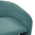 thumbnail image 3 of TOV Furniture Marla Sea Blue Velvet Accent Chair, 3 of 6