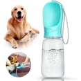 thumbnail image 1 of Botella de agua para perros, dispensador de agua portátil a prueba de fugas para cachorros, bebedero antibacteriano de 550 ml para perros, gatos y otras mascotas, ideal para paseos al aire libre, viaj, 1 of 5