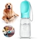 thumbnail image 1 of Una botella de agua para perros, dispensador de agua portátil a prueba de fugas para perros, dispensador de agua antibacteriano para mascotas de 550 ml, vaso para beber para viajes al aire libre para perros, gatos y mascotas (azul) Rojo Verde, 1 of 5