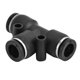 thumbnail image 5 of High quality Ten in a row pneumatic components PE4-6-8-10-12-16 T-type three-way quick pl, 5 of 5