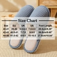 thumbnail image 4 of Kilaqueen Comfy Indoor Scuff Slippers for Women and Men, Memory Foam Slip On Cotton Slippers Cozy Winter Warm Slippers Soft Terry Cloth Breathable House Shoes, 4 of 5