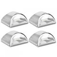 thumbnail image 5 of Garden Light4Pcs Set Stainless Steel Solar Power Light Landscape Light Luxury Finish, 5 of 5
